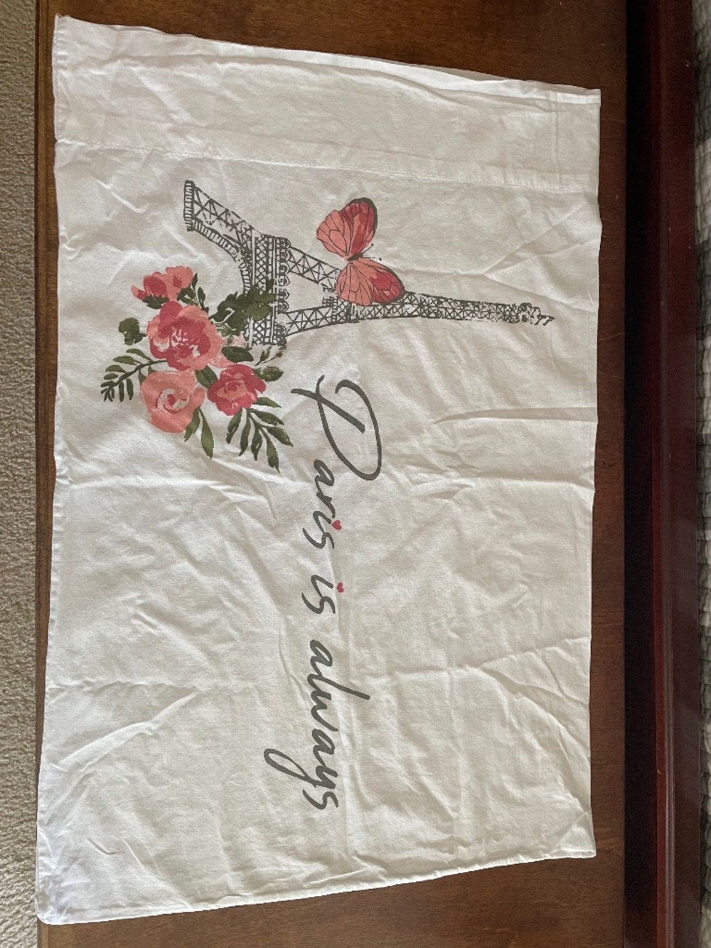 Decorative Paris-themed pillow cases